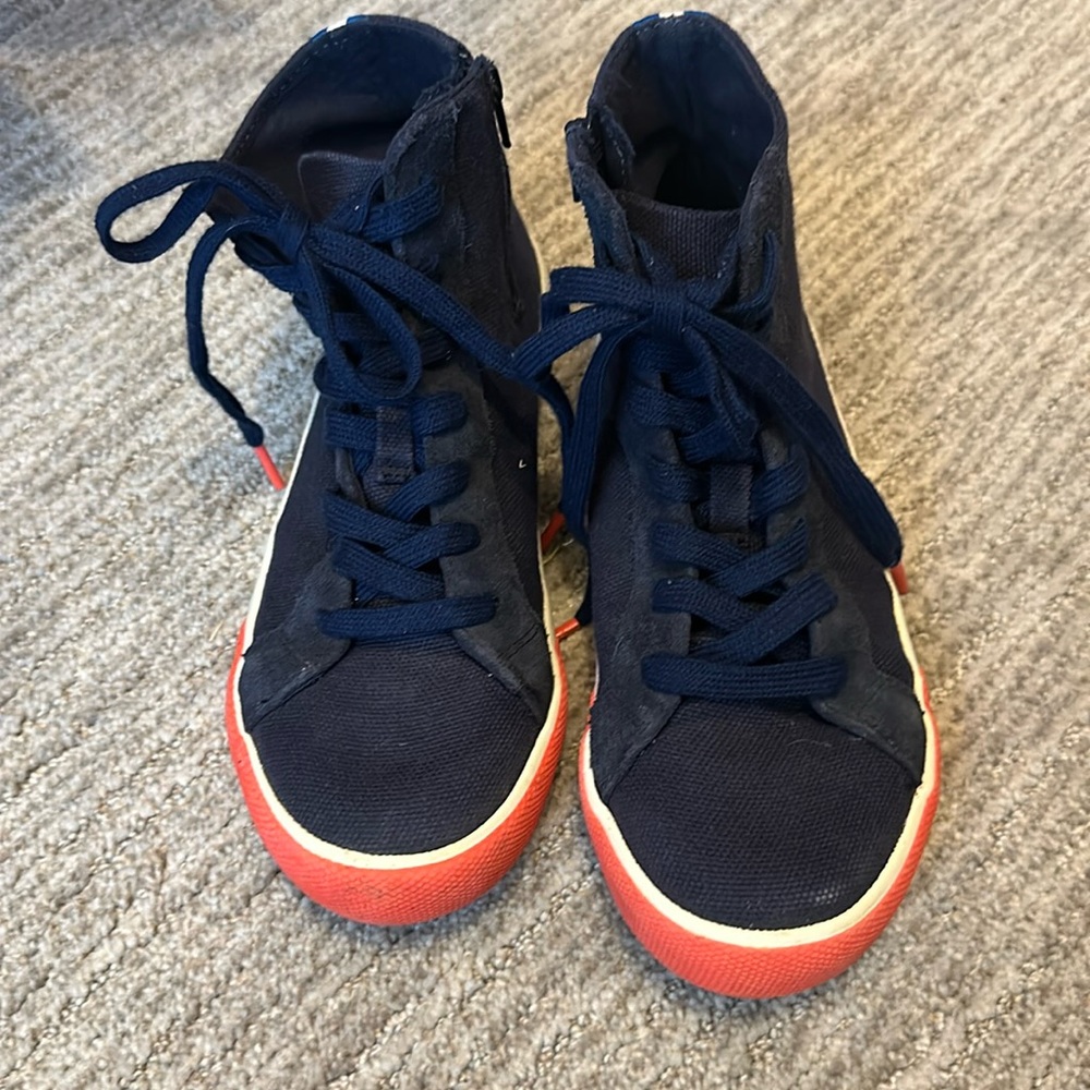 Mini Biden Contrast Canvas High Top Shoes